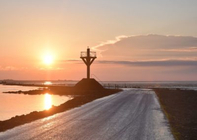 Zonsondergang in Frankrijk