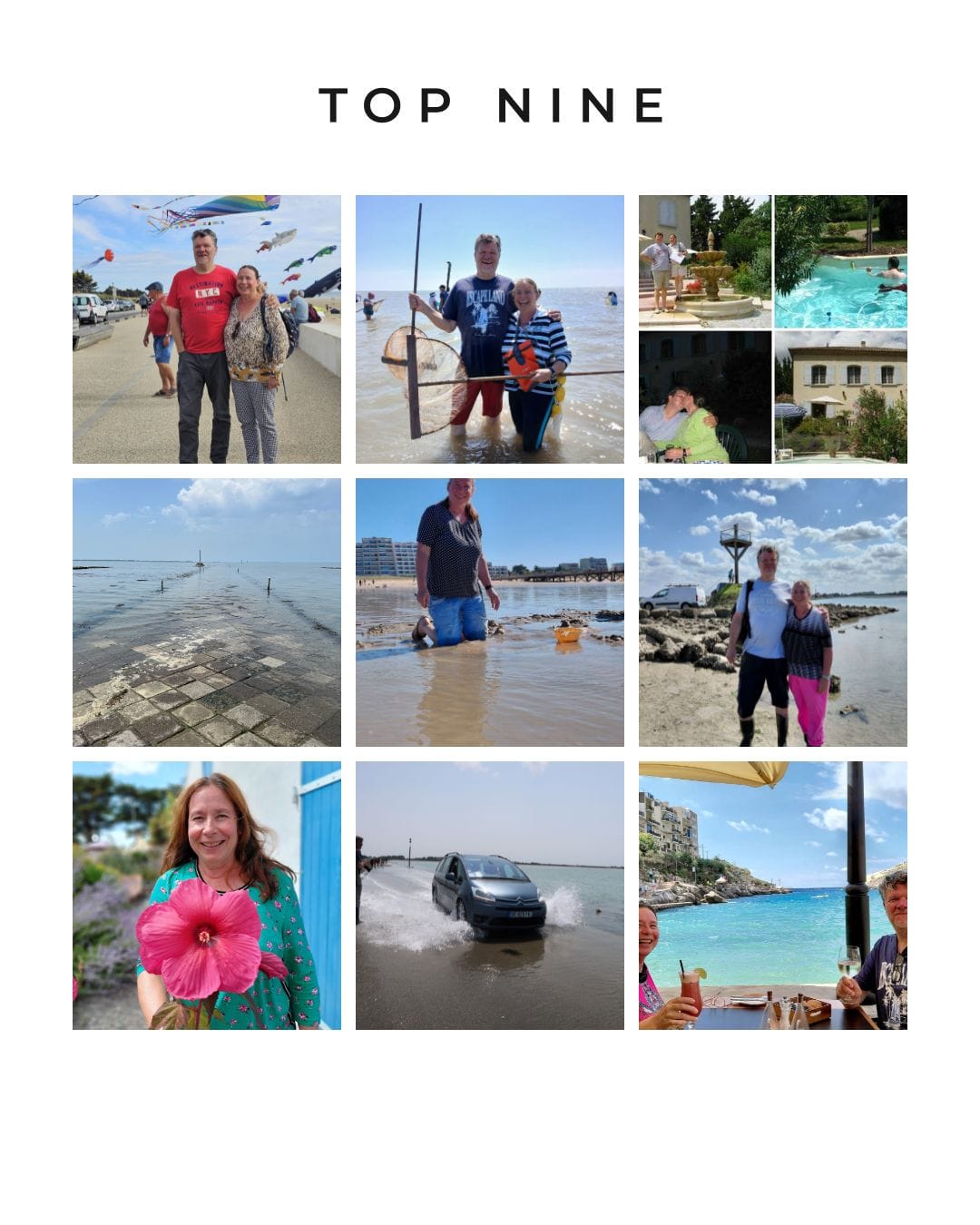 top nine au passage du gois