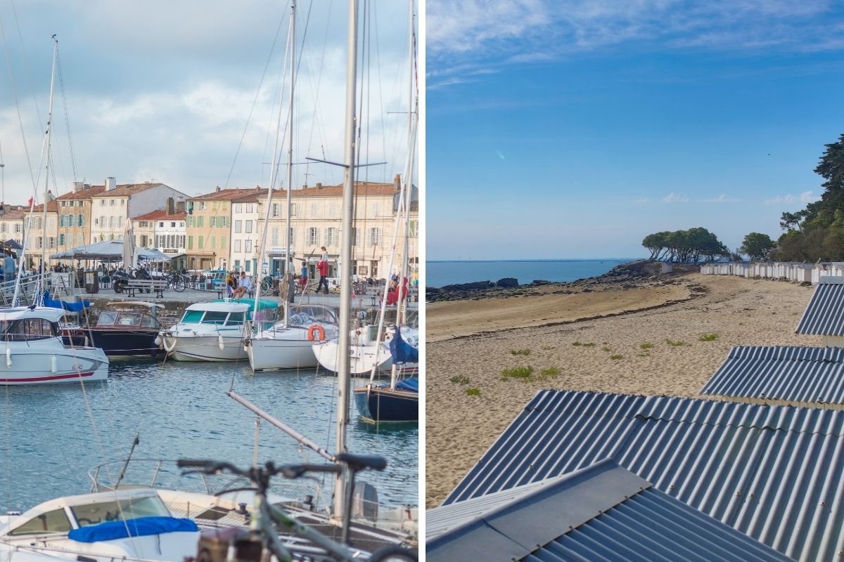 Noirmoutier of Île de Ré welk eiland